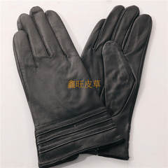 Rex rabbit hair leather export lady of high grade goatskin outdoor leisure riding gloves warm cold bag mail Three (hairless)