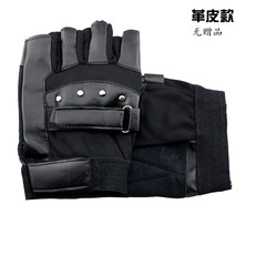 Air, leather, warm gloves, winter sheep, half finger, hand through Korean, men's outdoor sets, half movement, leather, half finger, gloves, men Leather leather (without gift)