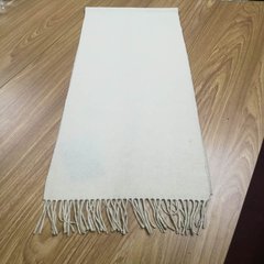 08102 cashmere wool blended light shrink cashmere white scarf Light beige