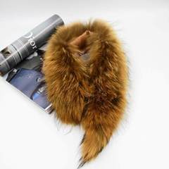 Fur scarves, scarves, fox fur, tail scarves, Korean fox fur collar ladies, winter warm scarves, raccoon hair color.