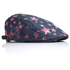 Y636 trendsetter in spring and autumn denim cap and rush forward ray limpets Pentagram duck tongue hat cap. M (56-58cm)