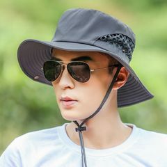 Outdoor fishing cap, summer sun hat, fisherman's hat, men's sunscreen, sun hat, Korean style leisure climbing cap, male Adjustable