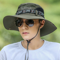 Hat, man, summer fisherman hat, outdoor sun visor, sun hat, Korean man, beach climbing, fishing cap Adjustable
