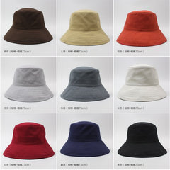 Japanese fisherman's hat, tide man, summer and spring sun hat, cotton folding hat, simple artistic basin cap M (56-58cm)