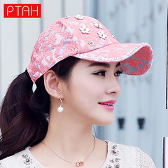 Buta genuine Korean Baseball Cap Hat children tide female lace Hat Lady street summer sun peaked cap Adjustable