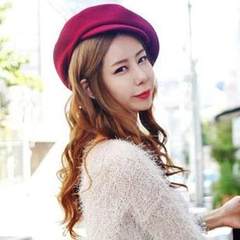 South Korea imported spot purchasing Korean winter Wool Hat Lady peaked cap painter Sbeira Adjustable