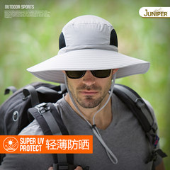 Sun hat, summer fisherman's cap, outdoor cap, UV protection, men's sun hat, air climbing cap, fishing cap S (54-56cm)