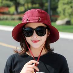 Sun hat, large summer folding hat, sun hat, sun hat, outdoor Korean young woman S (54-56cm)