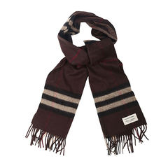 BURBERRY spot Burberry, Unisex, dark tan, plaid cashmere scarf, 3826751