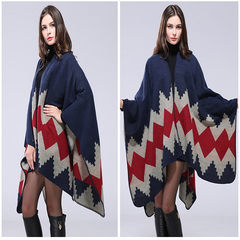 Lijiang national wind scarf female autumn winter thickening, super large, dual-use, imitation cashmere shawls dual-use long