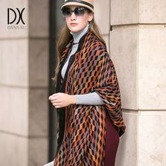 Danaxu folk style shawls long rectangular pure wool scarf and shawl, scarf shawl dual-purpose women