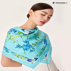 2017 new Wensli Wensli silk scarf silk scarf shawl scarves sweet female sunscreen