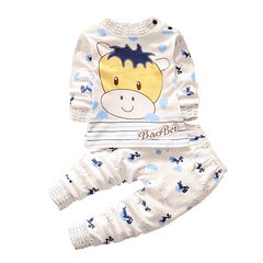 Boys' underwear set 2017 Hitz children treasure baby girls long johns autumn clothes All styles are small, it is recommended to choose a larger size Oh! 55 yards is suitable for May -10 months