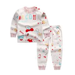 Boys' underwear set 2017 Hitz children treasure baby girls long johns autumn clothes Autumn sets - cute! 55 yards is suitable for May -10 months