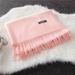 Muffler women summer sun protection, cotton and linen dual purpose air conditioning room, thin and long, super large beach towel, pure color and matching shawl, Korean version of cashmere rubber powder