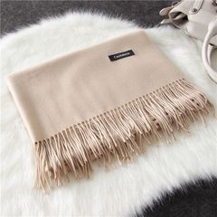 Muffler women summer sun protection, cotton and linen dual purpose air conditioning room, thin and long, super large beach towel, pure color and 100% matching shawl, Korean version of cashmere llama