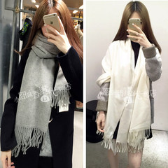 Finally, spot genuine purchasing ACNE 16, autumn and winter stars of all models, the classic whole wool scarf / Shawl White spot (1010/501313080)