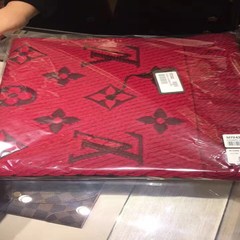 LV Louis Weedon, 16, autumn and winter, wool, cashmere, ladies scarf, new Classic color memo