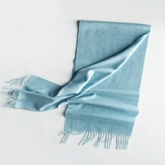 Colorful multi - good collocation - cost-effective cashmere imported wool blended scarf Ice cream blue