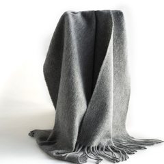 Colorful multi - good collocation - cost-effective cashmere imported wool blended scarf High-grade grey