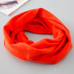 New winter cashmere scarves, shawls, Korean cashmere neck sets, pure cashmere, knitted neck sets, warm mailing Tangerine