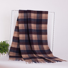 Emma fra`s new autumn/winter factory sells wool plaid scarf and shawl as well as thick warm and long camel coffee
