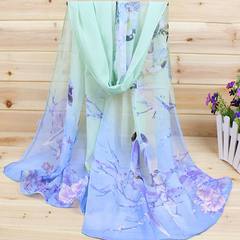 Spring thin, short, middle aged silk scarves in summer for middle-aged and elderly women