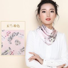 New style of women and men performing small scarves yellow pure color scarves kindergarten dance performance props gauze towel handkerchief handkerchief magnolia — Pink (pink)