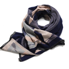 Summer and winter air conditioning shawl girls cashmere scarf shawl collar long dual thickening Korean Literature 1#
