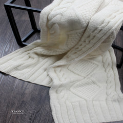 New paragraph, Europe and America manual weaving pure cashmere, thickening lengthened scarf can be booked Custom color
