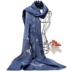 Korean summer flowers lace scarf scarf shawl scarf long section of the spring and autumn and winter all-match Ms. Golden
