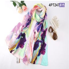 Bhutta counter genuine silk scarf 100% silk scarf female long silk scarf and scarf 4PT247 purple