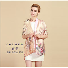 China silk shawl, wind changeable multifunctional scarves silk scarf for female spring and winter good sign