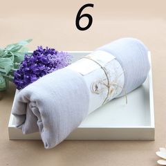 Scarf female summer shawl, Korean version, long spring, autumn flax, ladies, winter scarves, cotton, linen, pure color, students, 6-