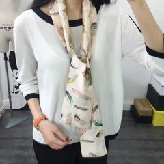 Autumn scarves, ladies scarves, scarves, scarves, scarves, scarves, scarves, scarves, air hostesses, new style scarves, shading, Korean, thin, naked, pink feathers.