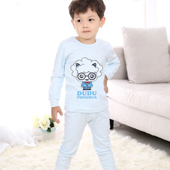 Autumn children thermal underwear sets new men and women baby long johns children sweater line pants Beaming with Joy 80cm