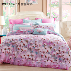 Tevel/ grand peached cotton four piece winter bed linen spinning new dandelion Royal Hall 1.5m (5 feet) bed