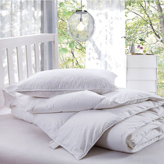 90 white goose was thickened down quilt quilt core 80 Satin cotton double spring and mute 200X230cm