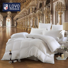 LOVO Carolina textile life produced duvet core winter cotton quilt bedding light sanding white duck down 200X230cm