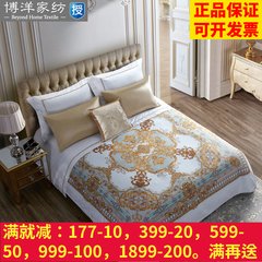 Bo Yang Textile litzi impression Paris washable silk quilt 2017 new summer air-conditioning 200X230cm