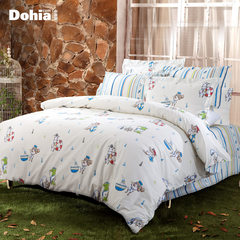 Like cotton four piece cartoon children 4 piece bedding cotton flannelette simple 1.8M1.5 Kit 1.2m (4 feet) bed