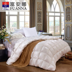 Anna silk duvet thick white goose down was the core double quilt silk velvet thick winter is noble 203X239cm