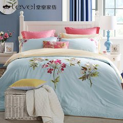 Tevel/ stately home textile embroidery bed four pieces bedclothes grand new pastoral flavor 1.5m (5 feet) bed