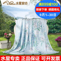 Mercury textile silk quilt sheet double Tencel fabric air conditioning cool in the summer is Qin floral silk summer quilt 229x230cm
