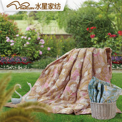 Mercury textile cool in the summer is genuine Ereli washable velvet cotton is summer air conditioning is down 200*230 core 200X230cm Ai Rui Xia are washed velvet (pink)