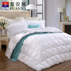 Anna textile white feather quilt duvet core thick warm winter was the single double thick winter was tasite 203X229cm T tasite white eiderdown anti mite core is love