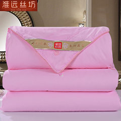 Huaiyuan silk Fang high-quality silk 100% silk filament grade son to mother is special offer 220x240+ soft Beige 3+6 Jin