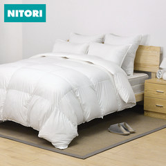 Japan NITORI Nidali light duvet fabric white eiderdown quilt by Teijin winter duvet core 200X230cm