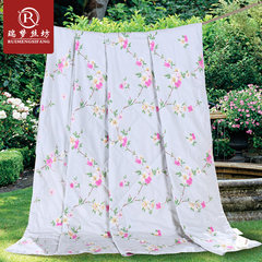 Ruimeng 100 silk cool in the summer is washable cotton is cotton double summer air conditioning in summer was the core of thin quilt 200*230cm [source factory direct supply] Suran dream [silk] weighs 1 pounds