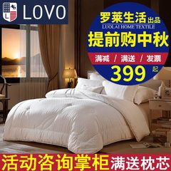 Carolina textile jacquard elegant life LoVo anion silk quilt core in the spring and autumn winter was thick warm 200X230cm. Spring and Autumn Period